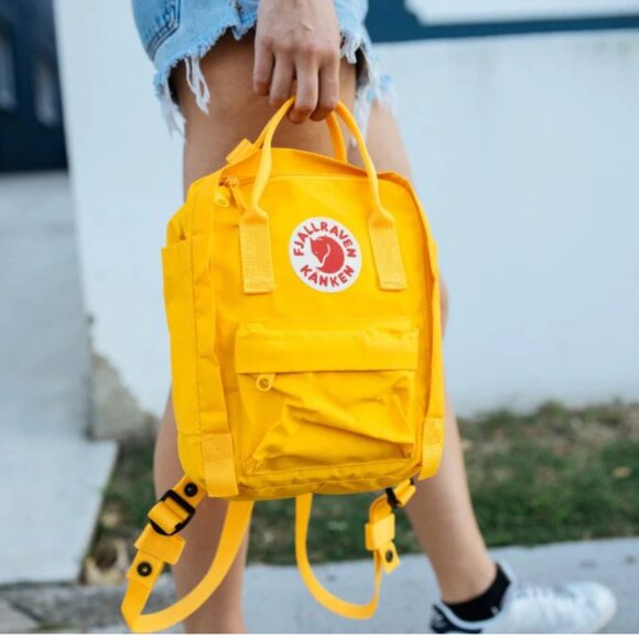 NWT 🎀Yellow Backpack Designer Kanken inspiration🎀 - Picture 6 of 6